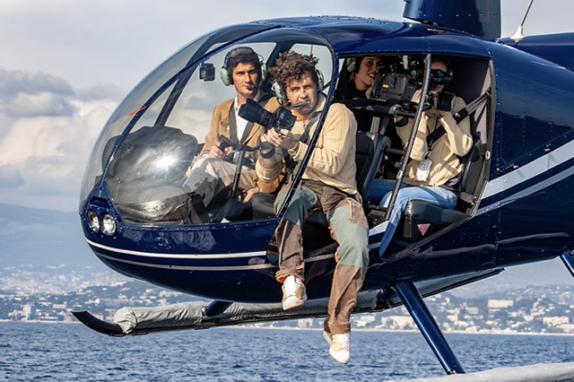 Shooting en hélicoptère